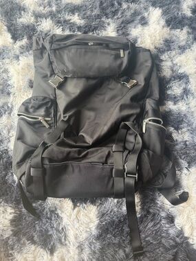 lululemon athletica Black Men's Travel Backpack with Multiple Pockets